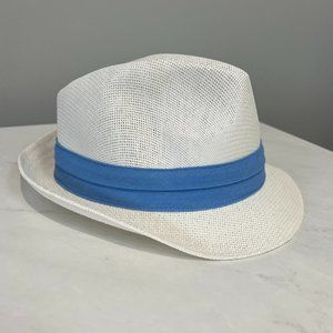 NWT Janie and Jack Blue Trimmed Easter Spring Hat